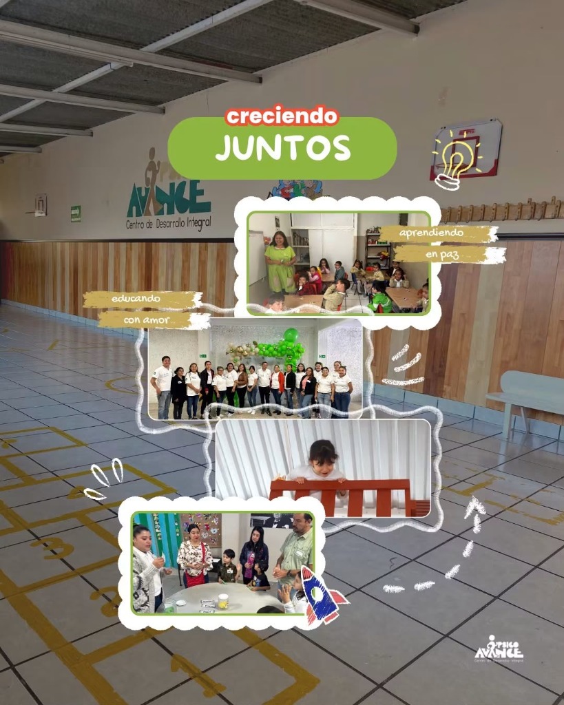 Niños jugando juntos collage