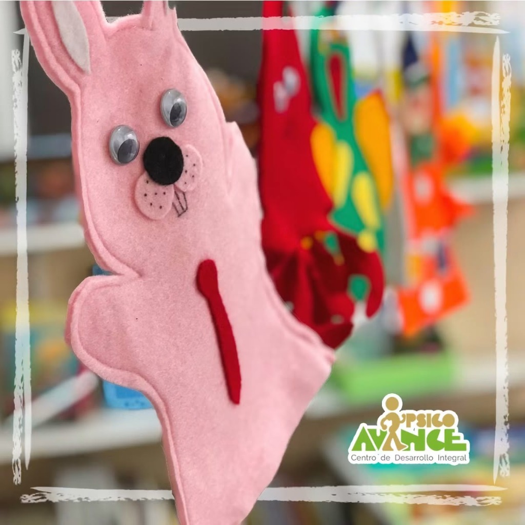 Títere conejo manualidades preescolar
